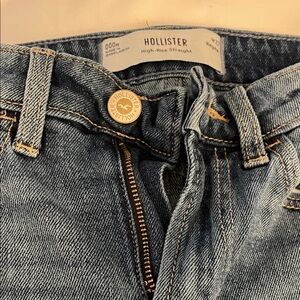 Hollister Blue Denim High-Rise Jeans